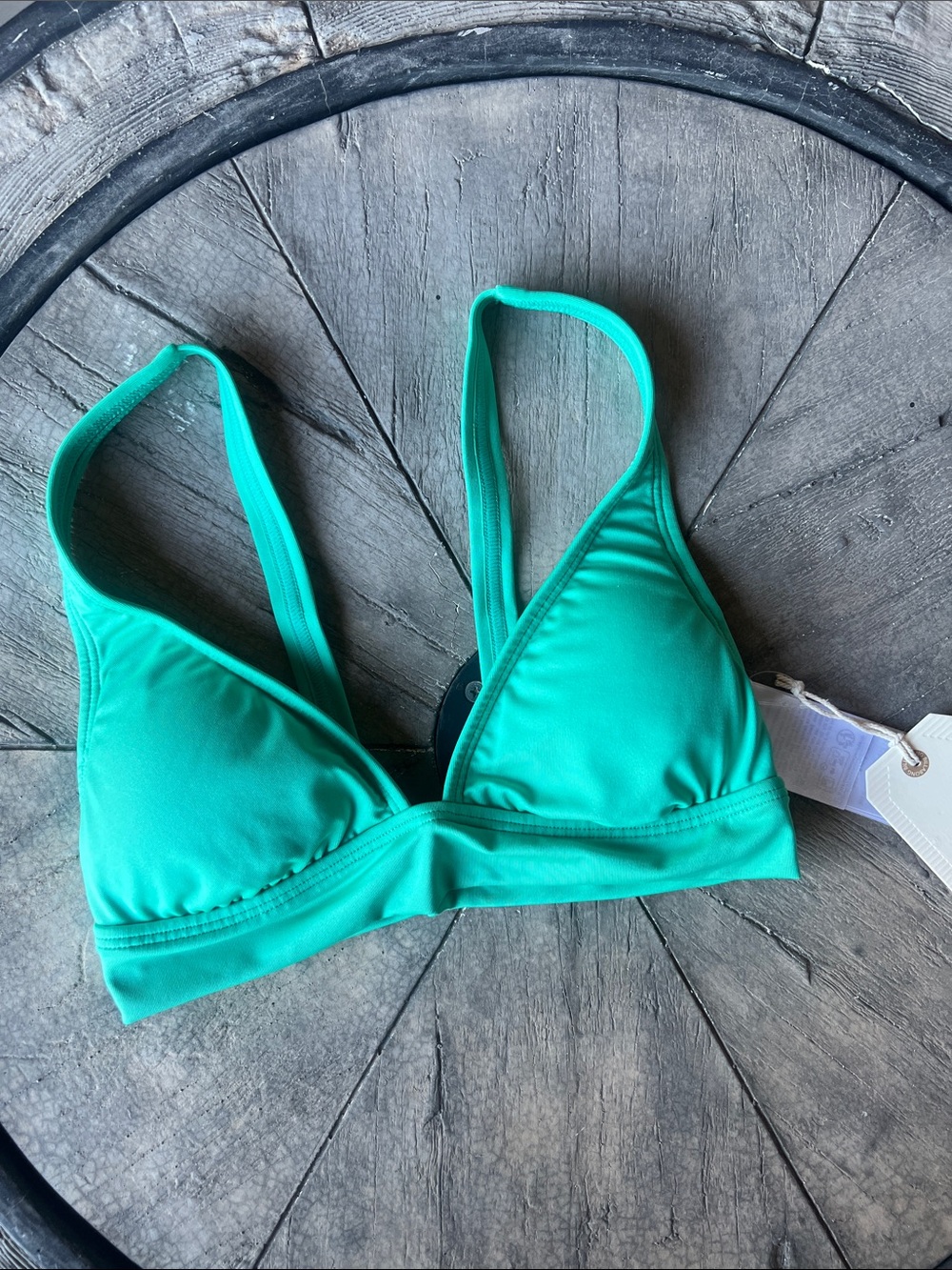 Billabong Teal Triangle Bralette XS/6. B46